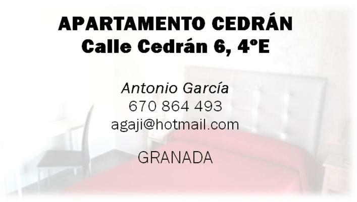 Apartamento Cedran 6 Granada Exterior foto